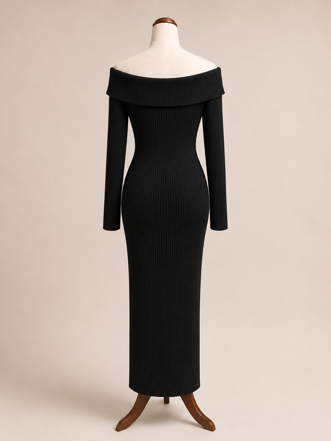 Off The Shoulder Knitted Dress