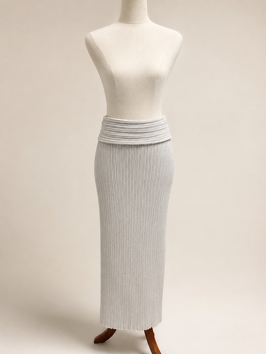 Folded Knitted Skirt